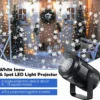 Veilleuse Led Projecteur de Neige - Noël